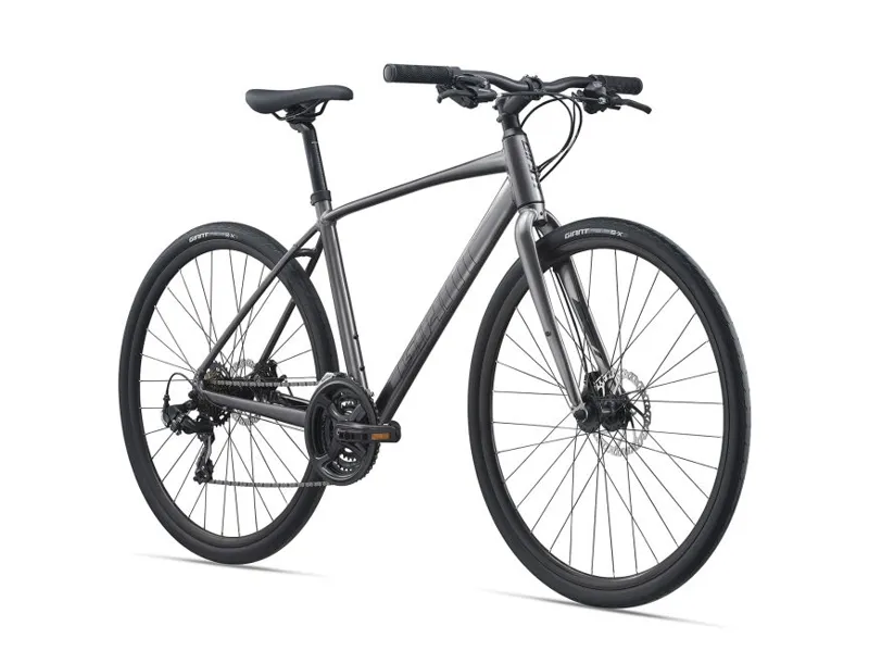 2021 Giant Escape 3 Disc Hybrid Bike in Silver-7