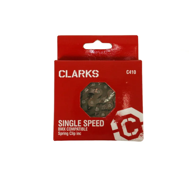 Clarks Single Speed Chain w/Spring Clip in Silver