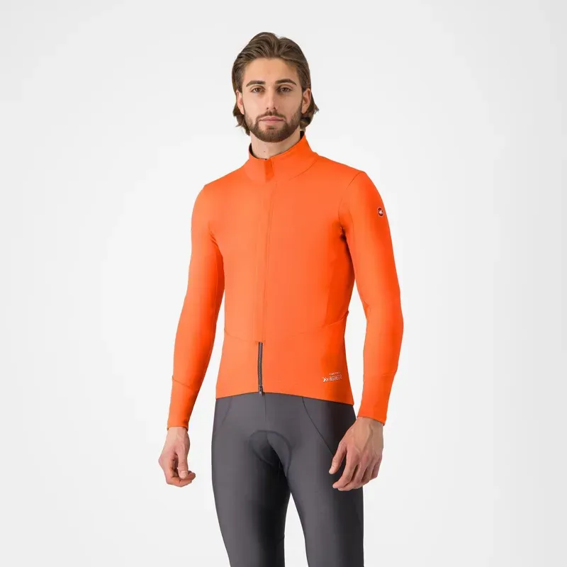 Castelli Perfetto Air Jacket in Brilliant Orange