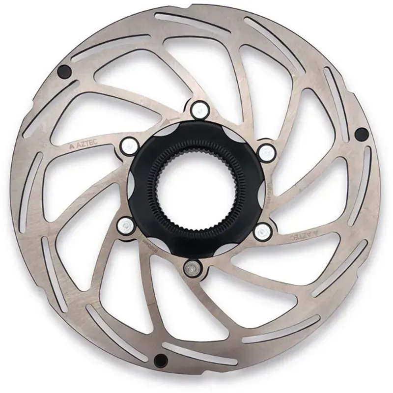 Aztec Fixed CL 2.0/180mm SS Disc Brake Rotor in Silver