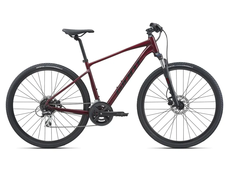 2021 Giant Roam 3 Disc Hybrid Bike in Red