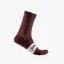 Castelli Espresso 15 Socks In Deep Bordeaux