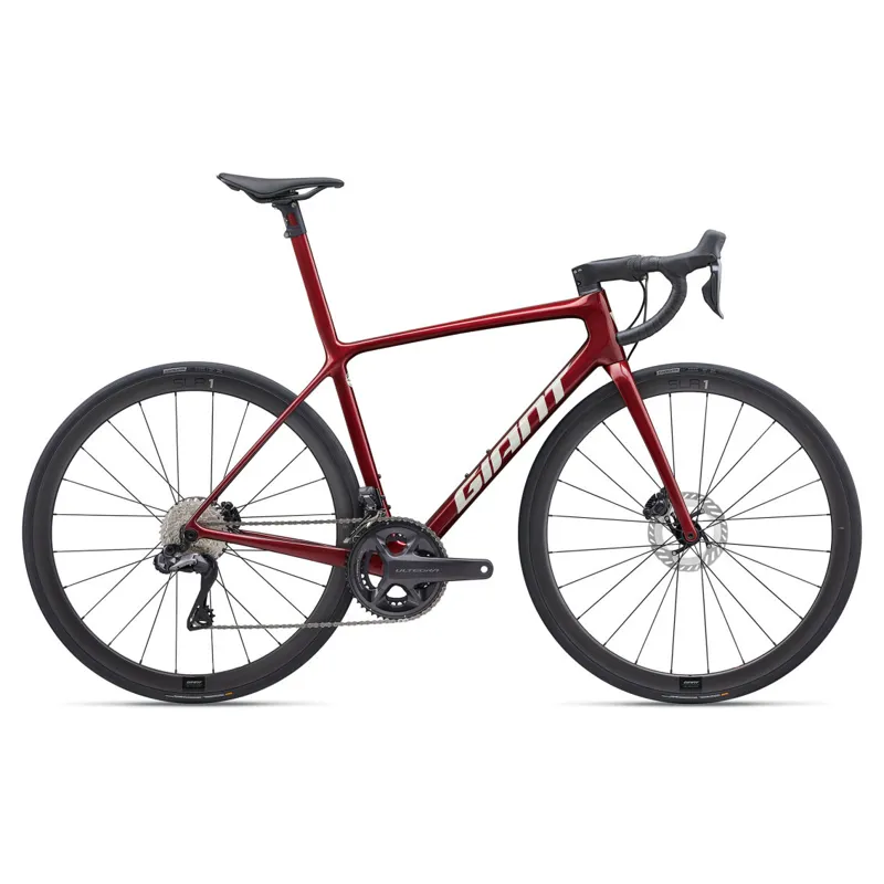 Giant TCR Advanced SL Disc 1 Performance Road Bikes in Sangria
