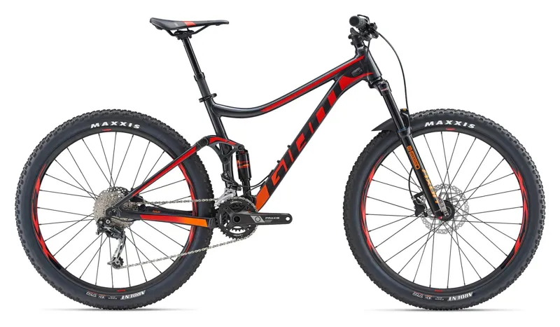 2019 Giant Stance Mens Full Suspension Mountain Bike in Black - Main Image