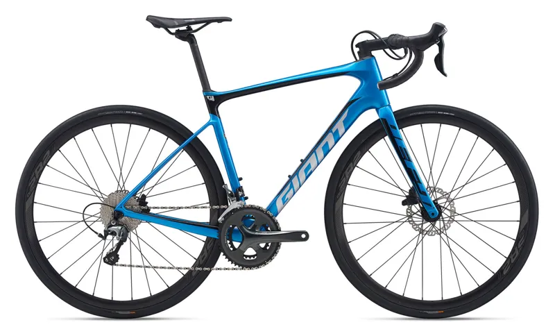 2020 Giant Defy Advanced 3 Road Bike in Blue