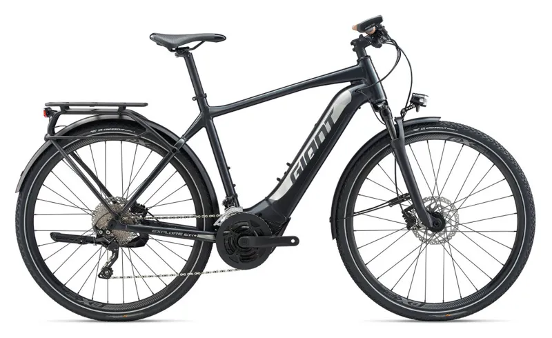 2020 Giant Explore E+ 1 Pro Electric Hybrid Bike in Black