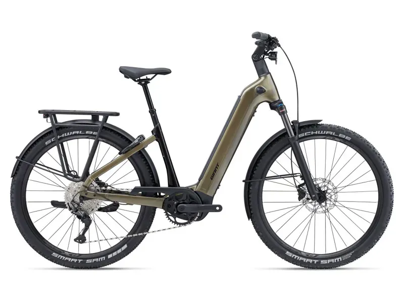Giant AnyTour X E+ 3 E-Road Bike In Pyrite Brown