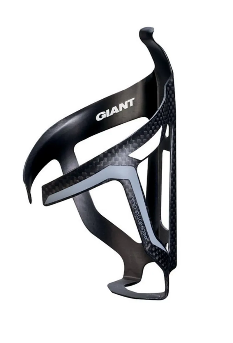 GIANT AIRWAY PRO OPEN CARBON BOTTLE CAGE Matt Black/Grey