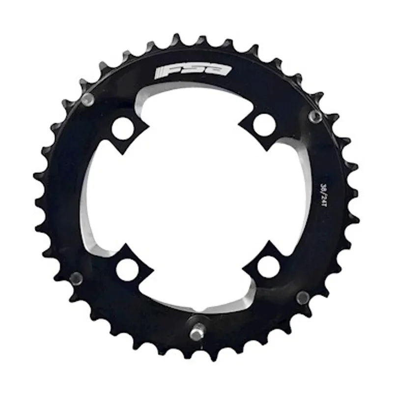 FSA CHAINRING 38T 4 BOLT PRO MTB, Black