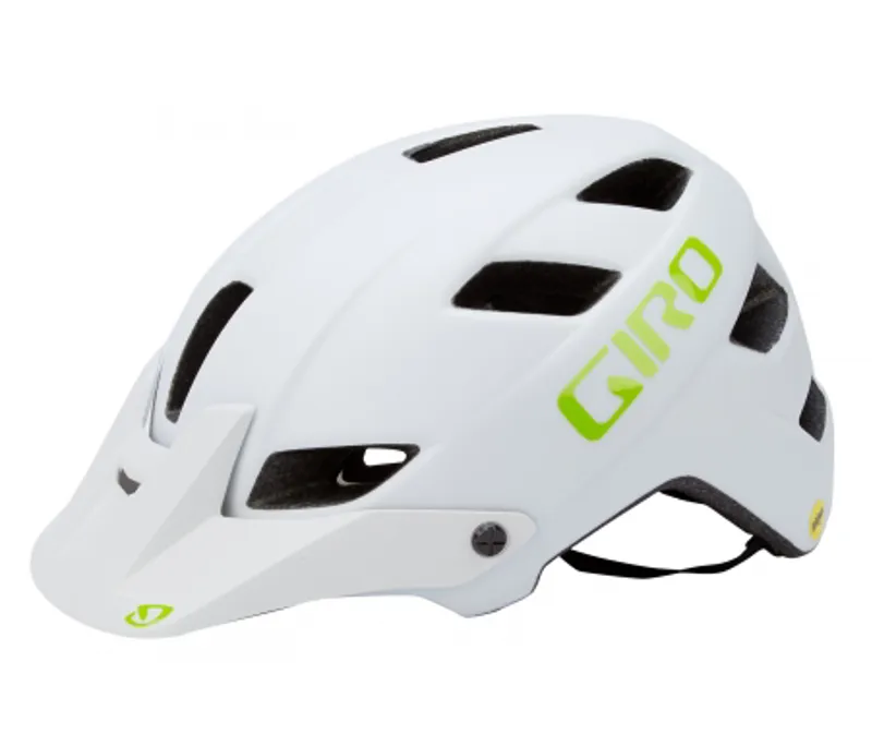 GIRO Feature Mips Helmet, White/Lime