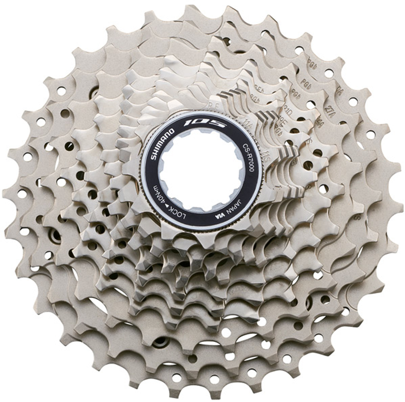 SHIMANO 105 R7000 11 SPEED CASSETTE Silver