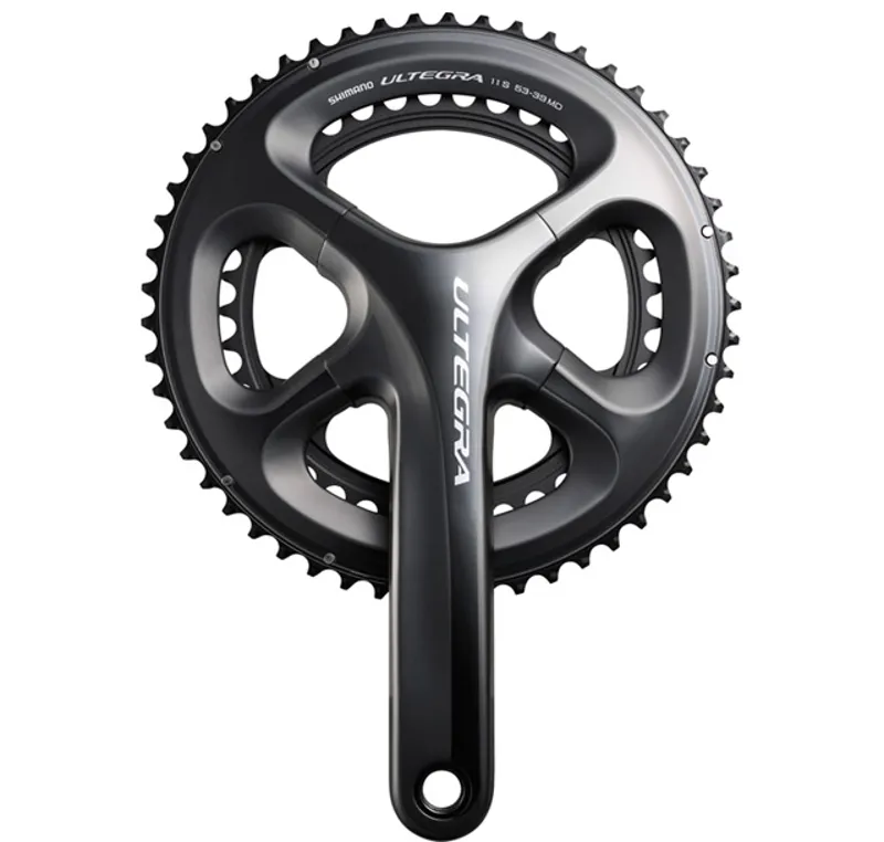 SHIMANO FC-6800 Ultegra 11-speed double chainset, 52/36T 172.5 Black