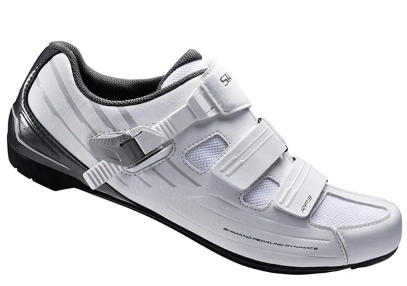 SHIMANO RP3 SPD-SL Shoes, Size 43 Wide, White