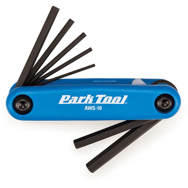 Park Tool AWS-10 Fold-Up Hex Wrench Set in Blue